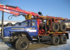Лесовозный автопоезд  с кму Атлант С-100 55571-1151-70